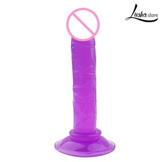 lushastore masturbación femenina suave consolador falso pene vagina punto g masajeador adulto juguete sexual (8)