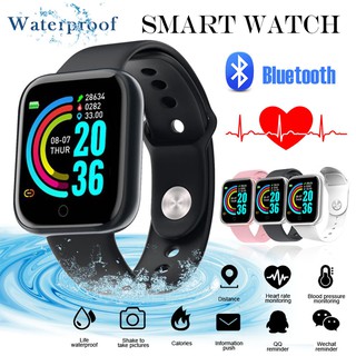 Reloj inteligente Really Waterproof!! Y68 D20 reloj inteligente con Bluetooth USB con Monitor Cardíaco PK W26 X7 Smartwatch (6)