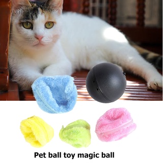 Alloet-5 pzs pelota eléctrica mágica para mascotas/pelota automática para perros/gatos/juguetes divertidos