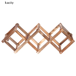 kaciiy - estante de madera para vino tinto (5/6/10, soporte para botellas, barra, estante plegable mx) (9)