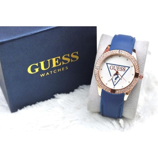 Free Box Guess - relojes para mujer Guees Active Date correa de goma