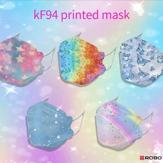 kf94 10pcs máscara con cuatro capas de meltblown coreano en forma de sauce boca de pescado 4d máscara de flores rx