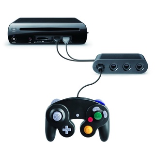 Portable Size 4 Ports For Gamecube Gc Controllers Usb Adapter Converter