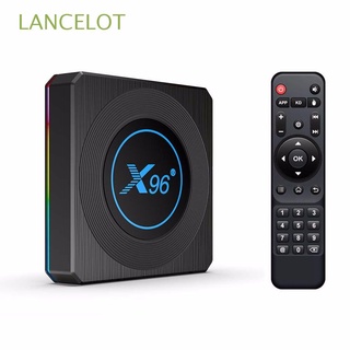 LANCELOT 8K Fijar la caja de encima 4G 32G 64G Caja de TV Caja de Smart TV X96 X4 WiFi 2.4G 5G Cuatro nucleos Luz RGB inteligente Reproductor multimedia Video 3D Reproductor multimedia WiFi