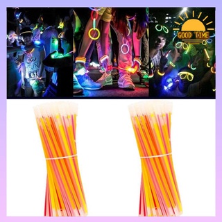 🔥 （100）Glow Stick Luminous Should Aid Hand Ring Disposable Children's Toy Creative Dance Concerts Silver Light Stick