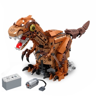 lego technic tyrannosaurus rex con motor (424 piezas) bloque de construcción de juguete niños ensamblando juguetes educativos lego technic