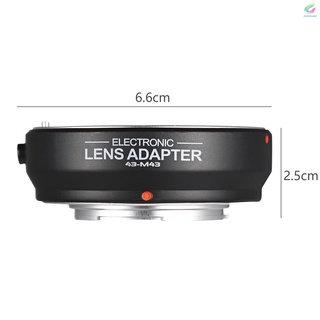 Fy FOTGA OEM4/3 (AF) 4/3 a M4/3 adaptador de cámara anillo de enfoque automático de lente de enfoque para Olympus 4/3 lente de montaje a Olympus M4/3 cámaras de lente de montaje Olympus E-P1 E-P2 E-PL1 E-PL2 Panasonic G1 G2 G10 GF1 GF2 GF3 (7)