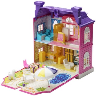 Peppa DIY lujo montar juguete casa castillo casa conjunto con luces y música modelo de juguete juegos de niño niñas juguetes (4)