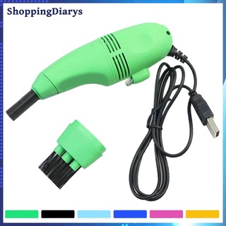 (shoppingDiarys) Mini PC aspirador de teclado USB PC portátil cepillo de limpieza de polvo Kit (1)