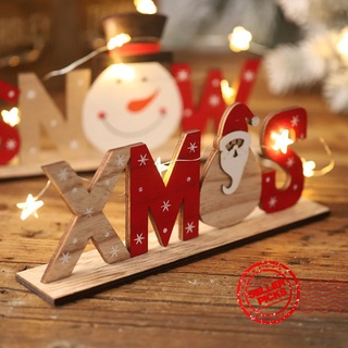 w5i8 navidad nueva decoración festiva adornos de letras de madera w2w3