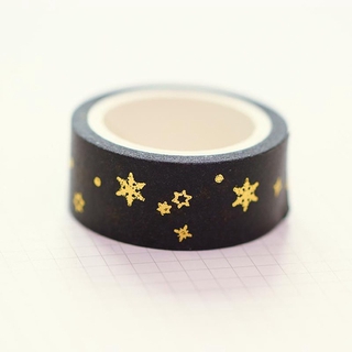 1pc moon and stars decoration tape, 1.5cm x 5m, school supplies, stationery (7)