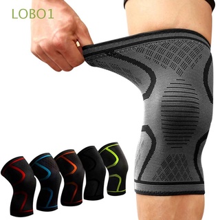 lobo1 - rodillera deportiva elástica de nailon para alivio de artritis, correa de compresión, buena fitness wrap brace/multicolor