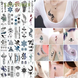 easypower mujeres tatuaje temporal hombres arte corporal tatuajes transferencia de dedos 30 hojas hoja niños pegatina