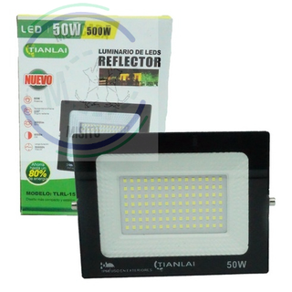 Reflector Slim Led 50w Ip66 Luz Fria (500w) Exterior (1)