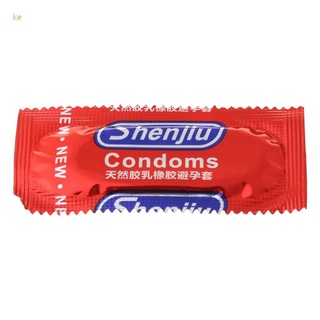 kkke 1 PC Ultra-delgado condón productos sexuales preservativos gran aceite más seguro anticoncepción