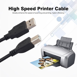 USB 2.0 AM-A-BM Cable de alta velocidad plomo A A B para escáneres de impresora disco duro (3)