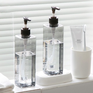 Housedoll 500ml botella dispensadora De jabón De Plástico Para Shampoo/baño