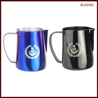 [BLESIYA2] Lanzador de vapor Espresso 12 oz café leche espumante taza azul