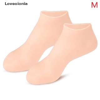 Loveoionia 1 par de calcetines de cuidado de pies Spa de silicona hidratante Gel Anti grietas protectores MY