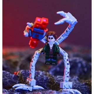 Doctor octopus Lego minifigura vengadores superhéroe marvel imagen Real figura de acción juguete