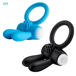 REB Penis Ring Vibrator Cock Vibrating Ring Clitoris Stimulator Erotic Sex Toys For Couple Penis Erections Time Delay Ring