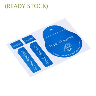 (READY STOCK) LCD Screens Screen Cleaning Tool Camera Lens Dust Papers Dust Removal Sticker Mobile Phone Accessories Tempered Glass Tablet PC Screen Cleaner Dust-absorber Guide Sticker Cell Phone Dust Absorber