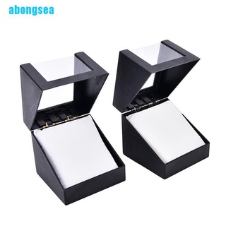 Abongsea - caja de reloj de pulsera (78 x 78 mm, plástico, pendiente, soporte de almacenamiento, joyería) (5)