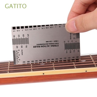 GATITO New Ruler Gauge Steel Guitar Acoustic String Action Musical Instruments Bass Electric Practical Tool Pitch Luthier