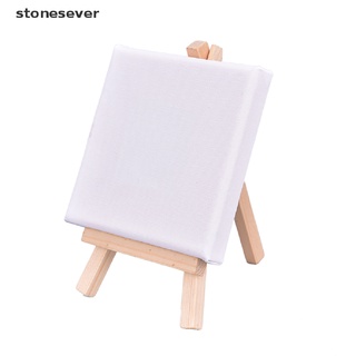 sver mini pintura estirada lienzos en marcos de madera 10 cm x 10 cm para niños.
