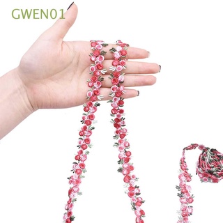 gwen01 diy encaje hecho a mano poliéster encaje tela de encaje vestido colorido artesanía accesorios de ropa decoración ropa costura