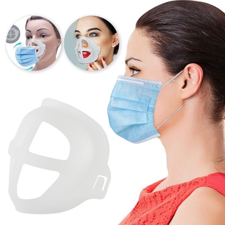 1/5/8Pcs 3D máscara titular proteger lápiz labial soporte interior marco nariz almohadilla aumentar la respiración para proteger el maquillaje (máscara no incluida)