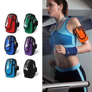 accesorios deportivos universales 6" bolsa de running brazo banda teléfono celular caso jogging fitness gimnasio ciclismo impermeable brazo bolsa para móvil