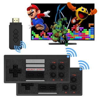 【660 juegos】 Consola Hdmi Video Game Stick 4K HD Plug-in Mini TV Gamebox 2 Controlador inalámbrico Retro Nintendo