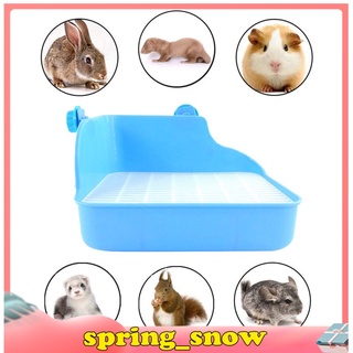 conejo caja de arena mascota inodoro jaula entrenador esquina orinal limpiador para conejillos de indias chinchilla ferret bunny hedgehog pequeño (6)