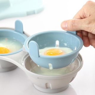 huevo al vapor caja de microondas bandeja huevo horno microondas dos nuevos moldes cocina y1i7