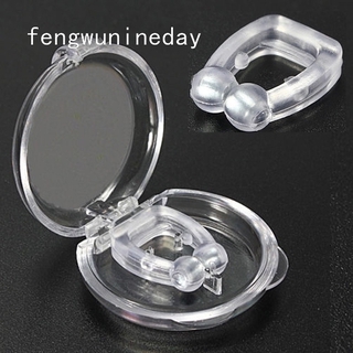 Fengwunineday - Clip para la nariz, para dejar de roncar, Anti ronquidos, magnético, silicona, cuidado del sueño