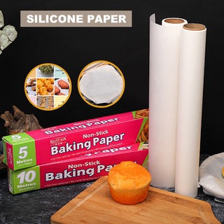 5/10m*30cm impermeable papel de lata de hornear papel y barbacoa herramientas de alta temperatura resistencia al hogar