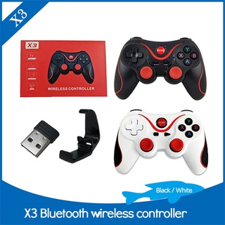 X3/t3 Bluetooth inalámbrico Gamepad Joystick Joypad controlador de juegos para PC Android iPhone [blackpink]