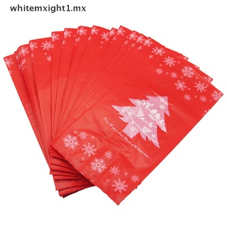 [whitemxight1 . mx] 20 Bolsas De Regalo Para Árbol De Navidad , Diseño De Copos De Nieve , Bolsa De Embalaje Para Hornear