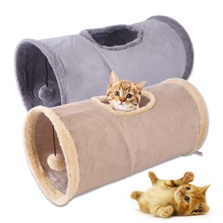 Túnel para gatos / almacenamiento plegable / gamuza / juguete para gatos / cubo de perforación