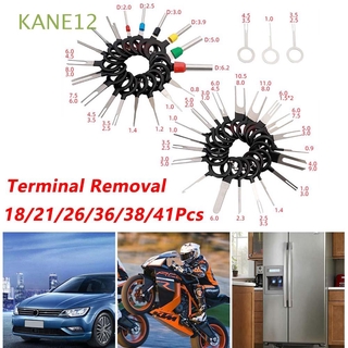 KANE12 herramientas de eliminación de terminales de coche herramientas de extracción de agujas automáticas Extractor de pines Kit de llave Pin cableado eléctrico Extractor Extractor Kit de liberación de alambre herramienta de reparación de mano