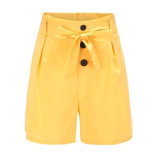 las mujeres de la moda de talle alto botón pantalones cortos de verano corto caliente casual loungewear (5)
