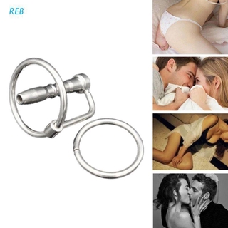 REB Stainless Steel Urethral Sound Plug Urethral Stimulation Dilator Penile Ring Male Masturbator Couples Flirt Sex Toy