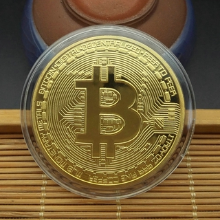 Moneda de oro americana Bitcoin Bitcoin moneda conmemorativa moneda virtual (1)
