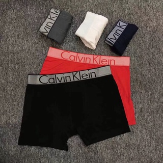 New Calvin Klein Ck Cotton Men's Underwear Breathable Boxers Trunks 3Pcs/lot