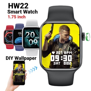[en stock] nuevo reloj inteligente HW22 44 mm 1.75 HD 320x320 llamada bluetooth reloj personalizado caras Monitor de ritmo cardíaco sueño Smartwa