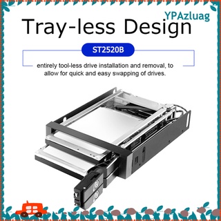 Metal Hot Swap Rack Tray for 2.5 SSD/HDD, Internal SATA Hard Drive Enclosure, Support SATA I/II/III 6Gbps