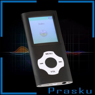 [PRASKU] Mini reproductor MP3 pulgadas pantalla con Radio FM reproductor MP4 Video E-Book lector compacto Slim portátil reproductor multimedia