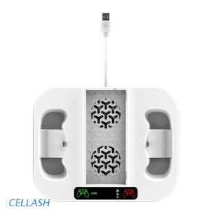 Cellash Multifunción Host Enfriamiento Base Controlador De Carga Estación Soporte Vertical Ventilador Enfriador Integrado Compatible Con XB Series S