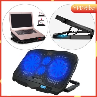 gaming laptop cooler stand almohadilla de refrigeración 4 ventiladores para 10-16,5 pulgadas silencioso
